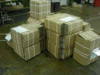 Pallet of good waiting to be shipped