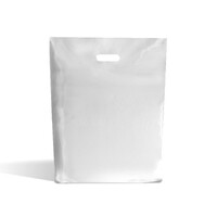 Punch out patch handle carrier bags