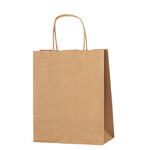 Coloured paper bags with handles