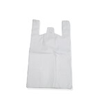 Vest carrier bags high density white