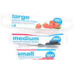 Food freezer bags on roll image